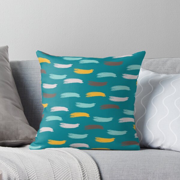 Item preview, Beautiful Blue and Yellow Paint Brush theme designed and sold by EMMonovi.