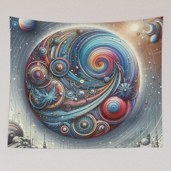 Item preview, Galactic Vortex: A Vision of Interstellar Mechanisms designed and sold by Vitalka-uk.