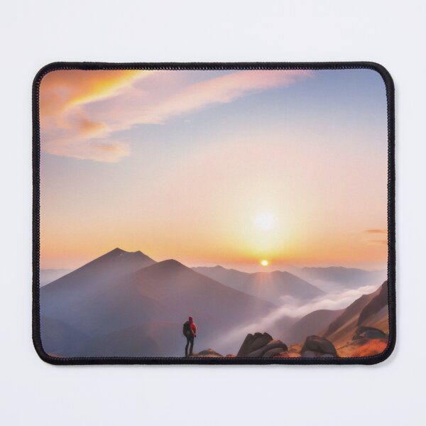 Item preview, Sunrise Splendor on Mountain Peak designed and sold by PanoramaPrints.