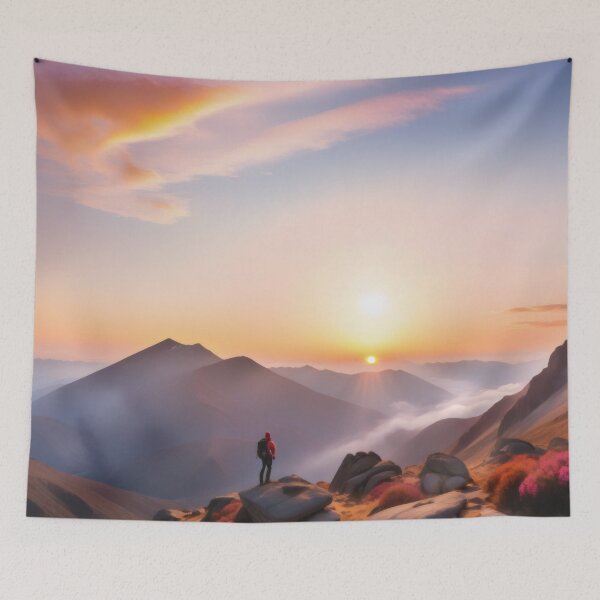 Item preview, Sunrise Splendor on Mountain Peak designed and sold by PanoramaPrints.