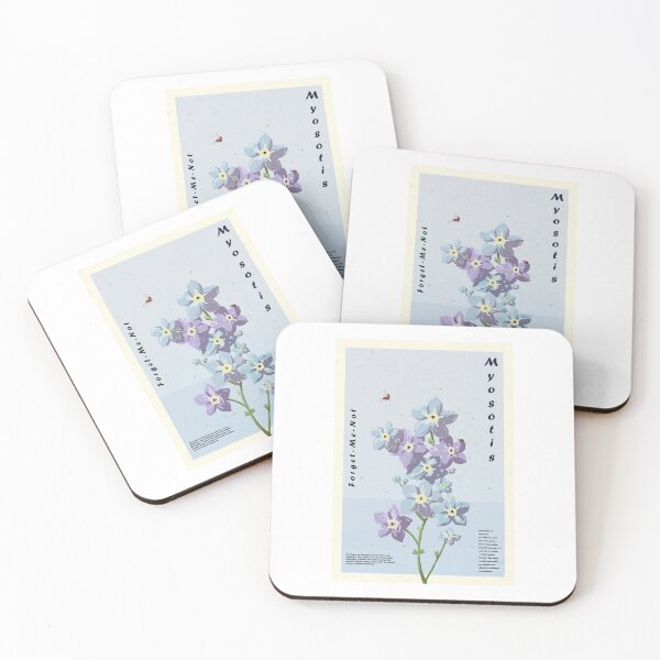 Item preview, Myosotis flowers designed and sold by OrangesAndFun.