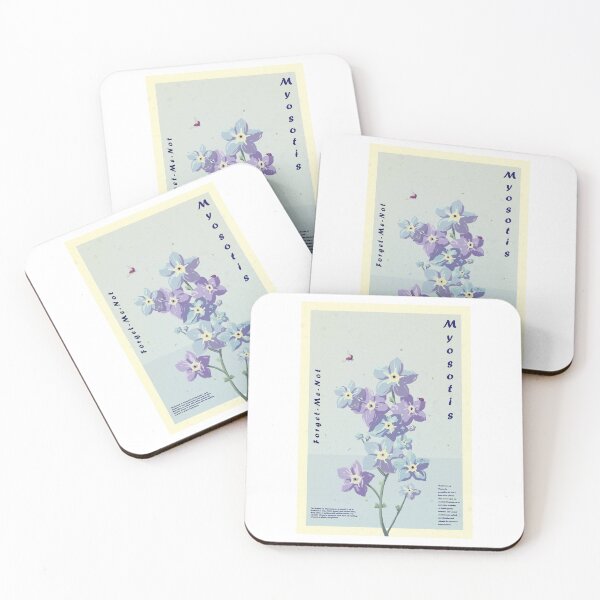 Item preview, Myosotis flowers designed and sold by OrangesAndFun.