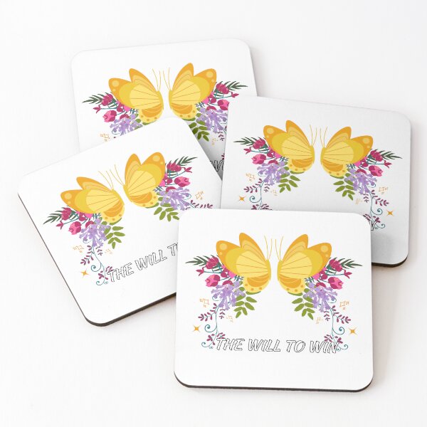 Item preview, The Will To Win Butterfly and Flowers designed and sold by Quote Gallery.