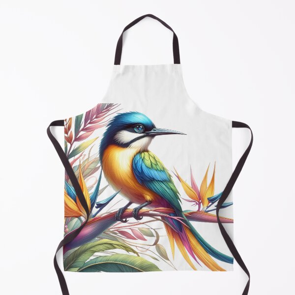 Item preview, A beautiful colorful bird rests on a branch designed and sold by CreativeSparkzz.