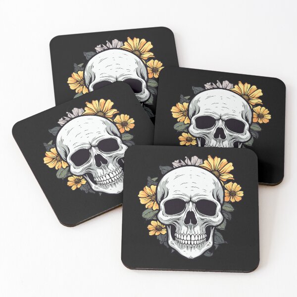 Item preview, Flower Skull designed and sold by taoistviking.