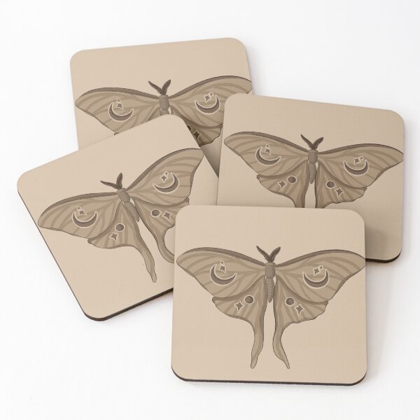 Item preview, Luna Moth Brown designed and sold by serafineaandd.