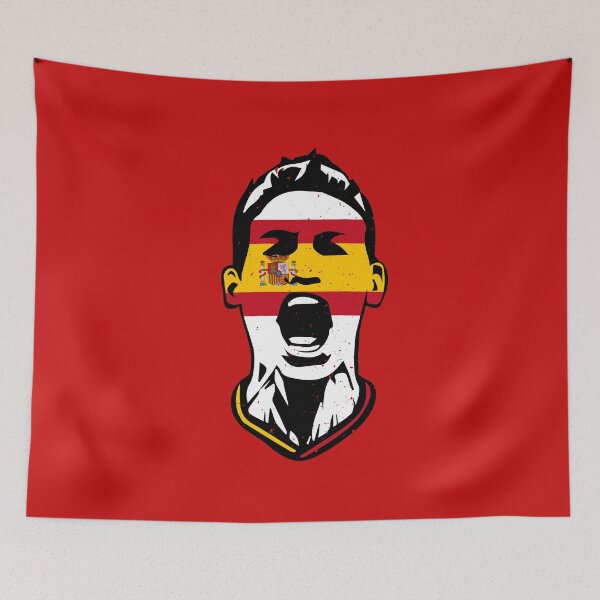 Item preview, Spain Team 2018 Espana Fan Flag Face designed and sold by screenworks.