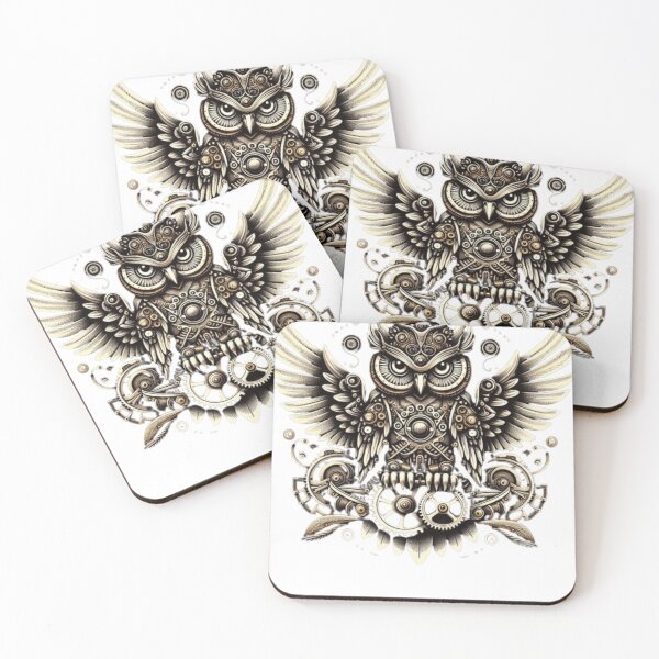 Item preview, Steampunk owl designed and sold by CONTAINION.
