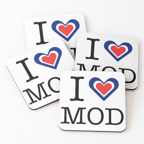 Item preview, I Love MOD Heart NYC Style designed and sold by Logo-A-GoGo.