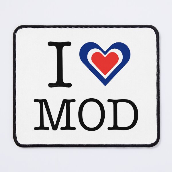 Item preview, I Love MOD Heart NYC Style designed and sold by Logo-A-GoGo.