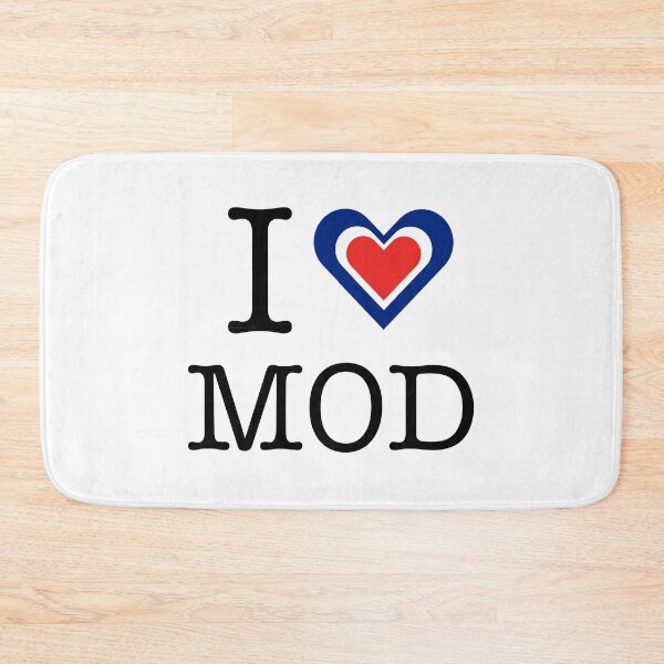 Item preview, I Love MOD Heart NYC Style designed and sold by Logo-A-GoGo.