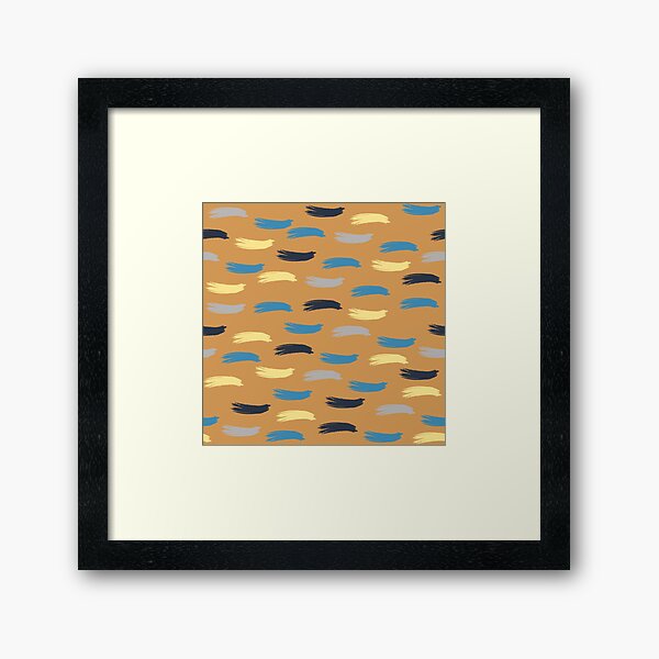 Item preview, Beautiful Yellow and Blue Paint Brush theme designed and sold by EMMonovi.