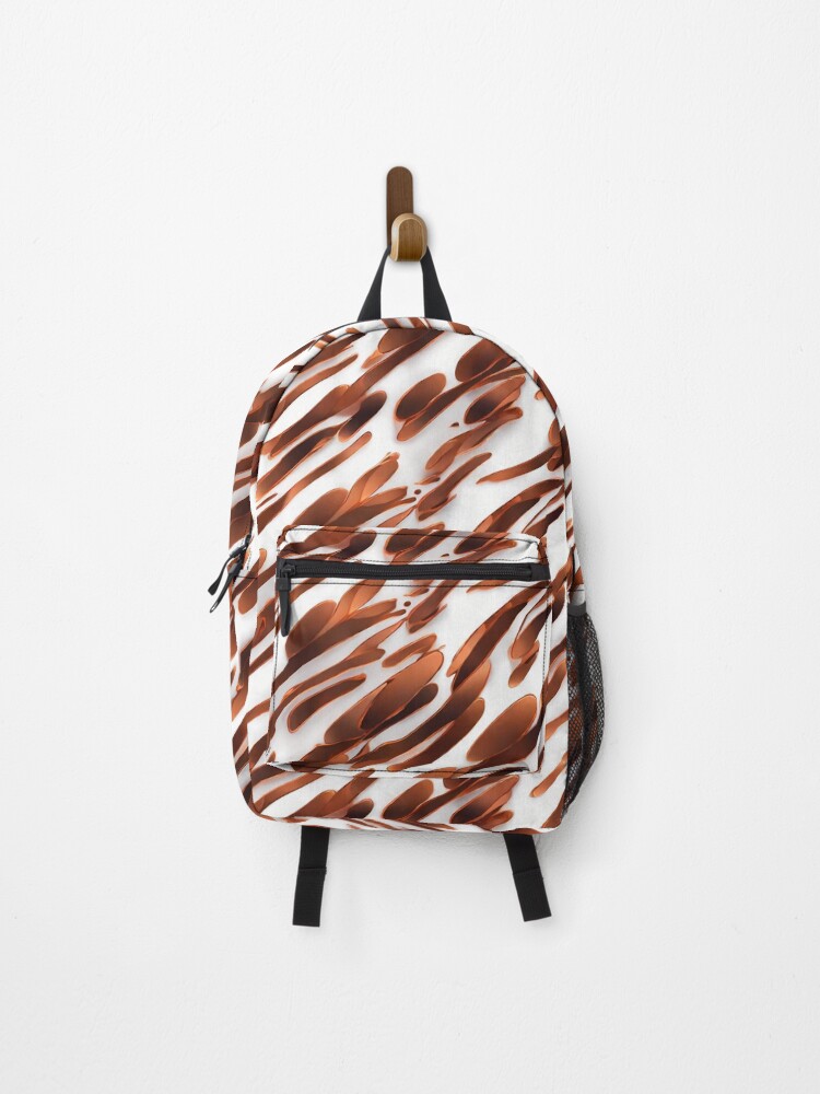 Thumbnail 1 of 3, Backpack, Metallic Pattern: Copper Pattern designed and sold by CreativeSparkzz.