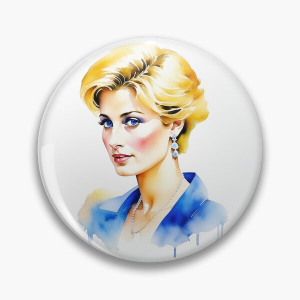 Item preview, Princess Diana as seen in the Crown (Watercolor) designed and sold by T-scape.