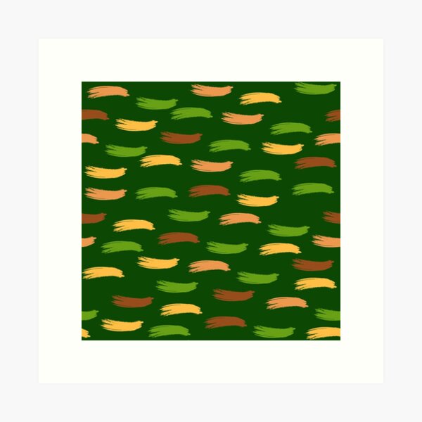 Item preview, Beautiful Green and Yellow Paint Brush theme designed and sold by EMMonovi.