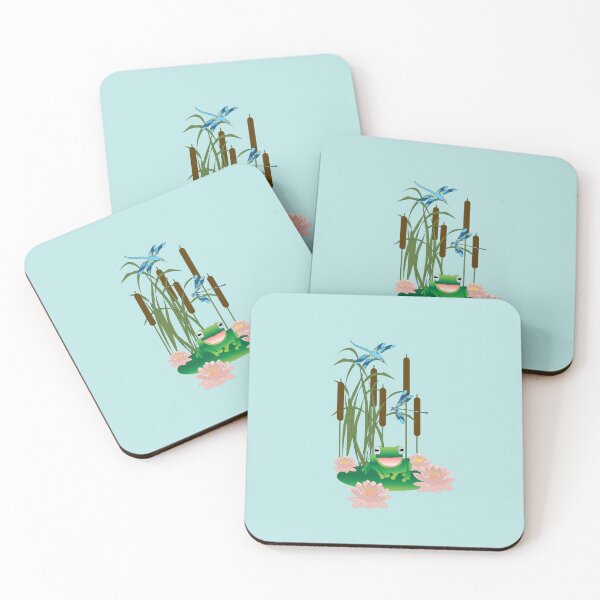 Item preview, Swamp Frogs and Lillypads designed and sold by HildegunStudio.