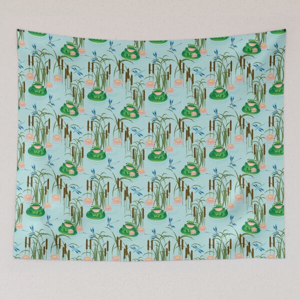 Item preview, Swamp Frogs and Lillypads designed and sold by HildegunStudio.