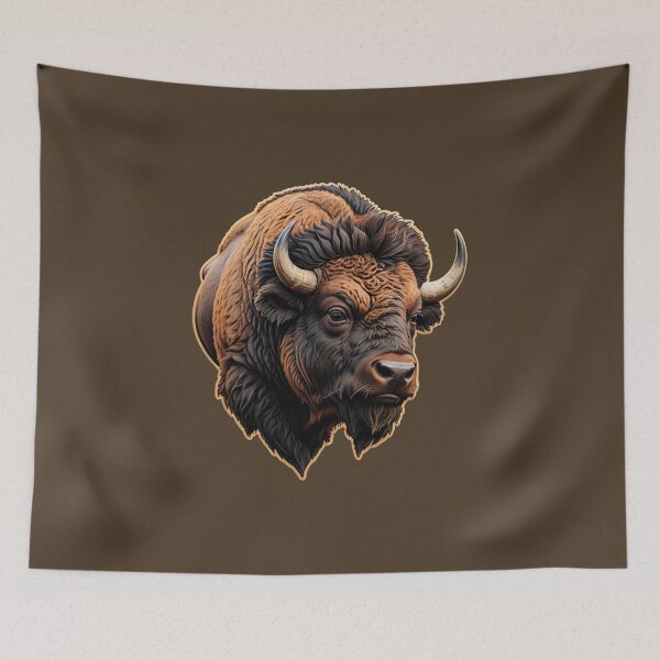 Item preview, Bison ( animation portrait ) Logo Style designed and sold by Gilby-Designs.