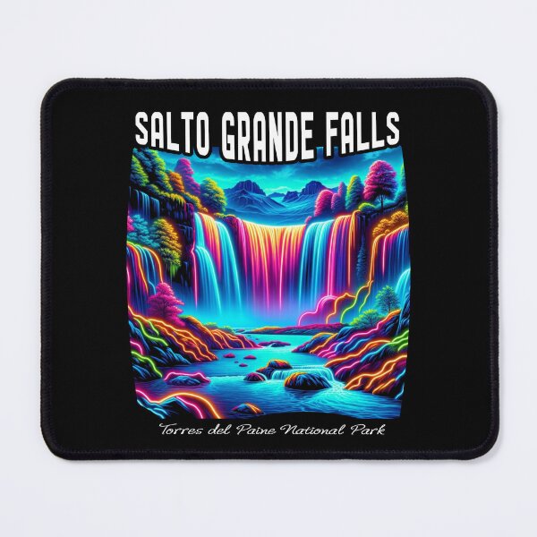 Item preview, Chilean Torres Del Paine Salto Grande Falls Neon Glow designed and sold by SambaStyles.