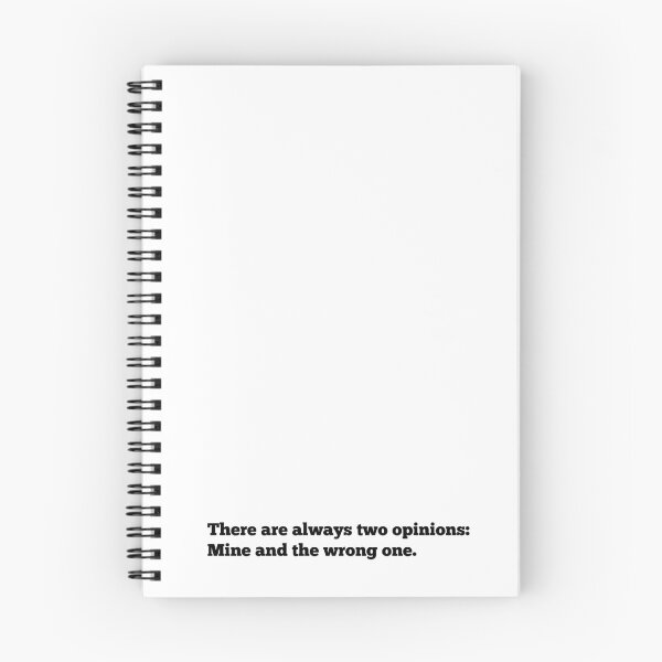 Item preview, There are always 2 opinions: Mine and the wrong one. designed and sold by Twisted Kids.