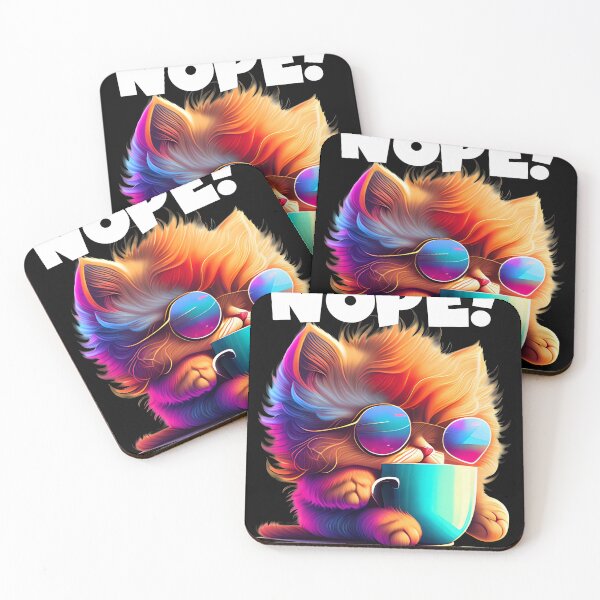 Item preview, Nope! Funny Cat Lovers Tee & Stuff designed and sold by Giggle Crafts Co.