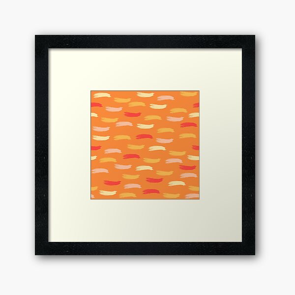 Item preview, Beautiful Orange and Pink Paint Brush theme designed and sold by EMMonovi.