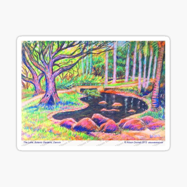 Botanic Gardens Lake Sticker