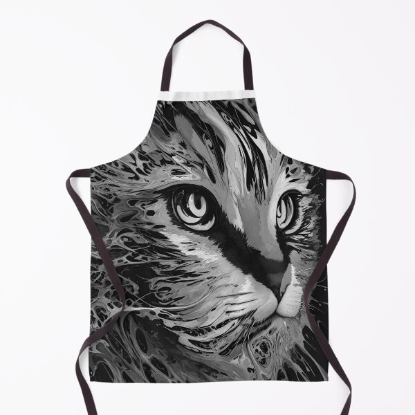 Item preview, cat or lion feline figure black and white retro urban style designed and sold by Carlos Gudino.
