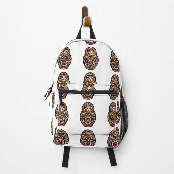 Artikelvorschau, Vintage Nesting Doll Flash Tattoo Art Design entworfen und verkauft von BrianSaysDesign.