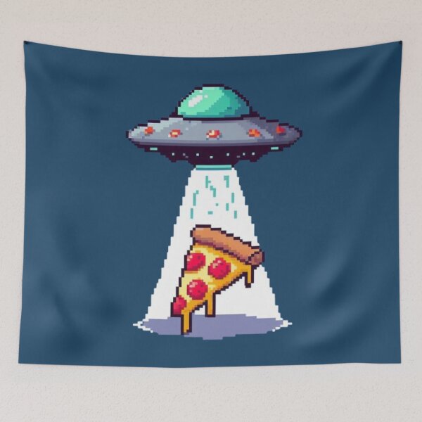 Item preview, “Pizza now on the galactic menu.” designed and sold by Isai-64v16.