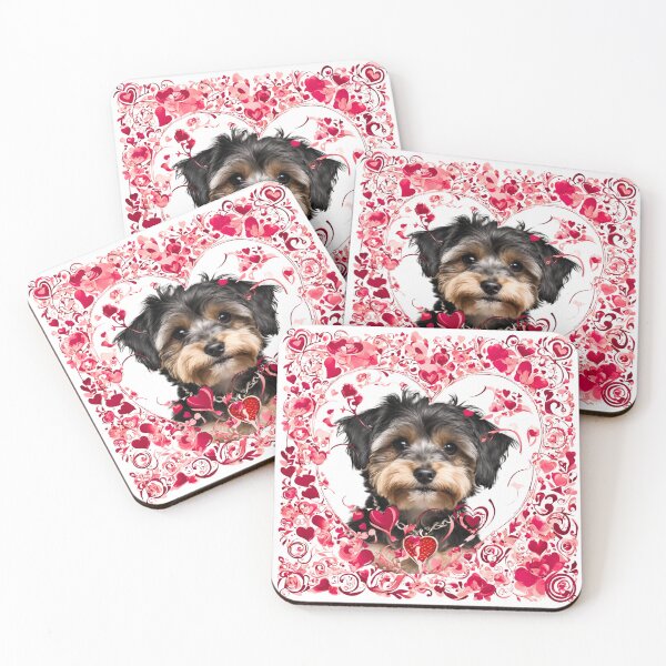 Item preview, Yorkipoo Be Mine Valentine designed and sold by Fredster1966.