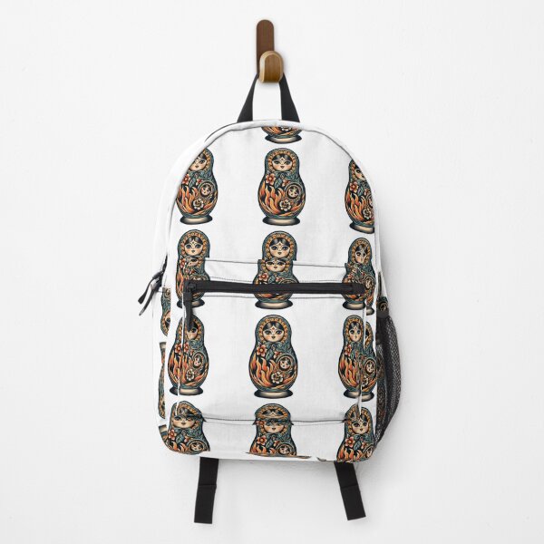 Artikelvorschau, Vintage Nesting Doll Flash Tattoo Art Design 2 entworfen und verkauft von BrianSaysDesign.