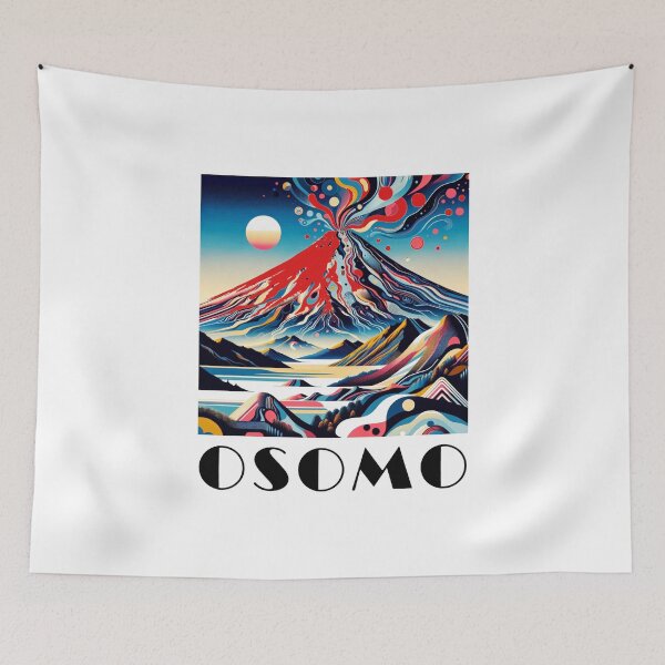Item preview, OSOMO Volcano Chile Artistic Eruption Skyline Graphic designed and sold by SambaStyles.