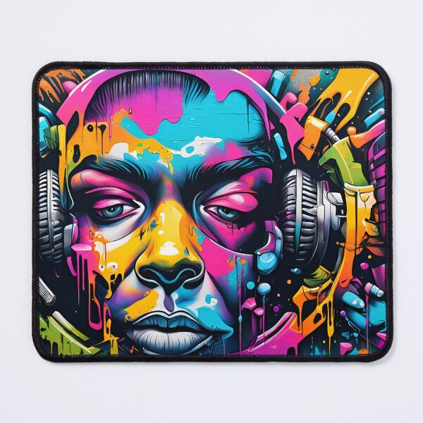 Item preview, Colorful Graffiti Headphones designed and sold by DisneyKrayzie.