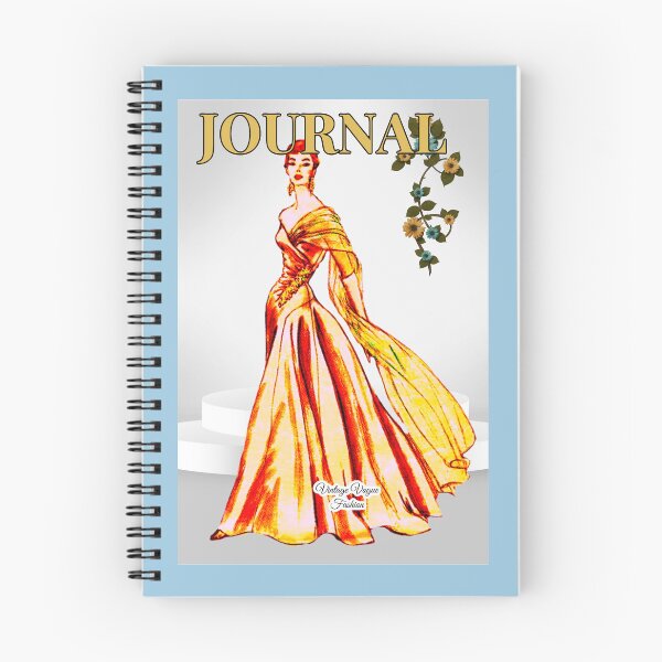 Item preview, Vintage Style Chic Couture Hardcover Journaal designed and sold by Mizjean.