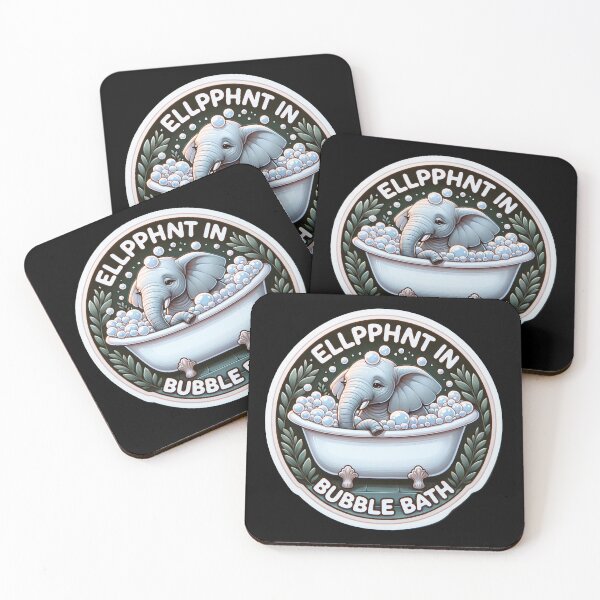 Item preview, Elephant in Bubble Bath designed and sold by Master-Print.