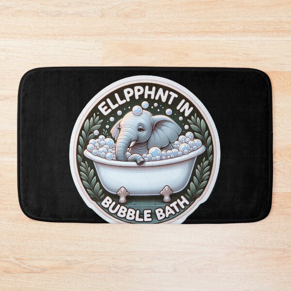 Item preview, Elephant in Bubble Bath designed and sold by Master-Print.