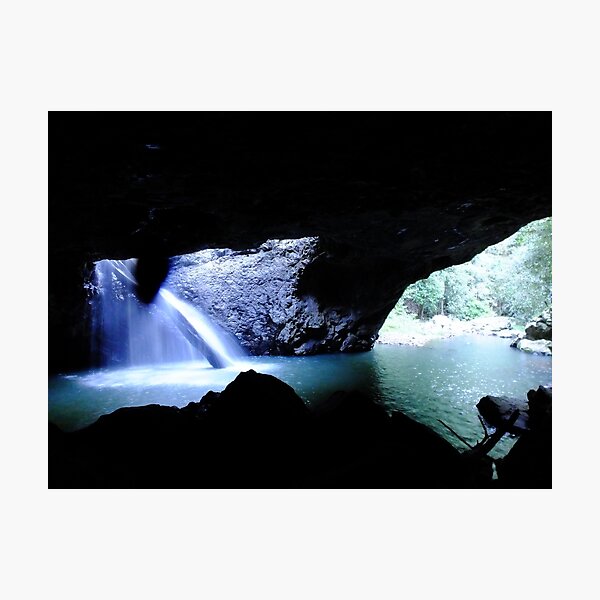 Cave Creek Natural Bridge falls Photographic Print