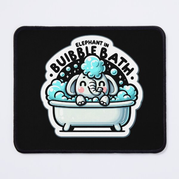Item preview, Elephant in Bubble Bath designed and sold by Master-Print.