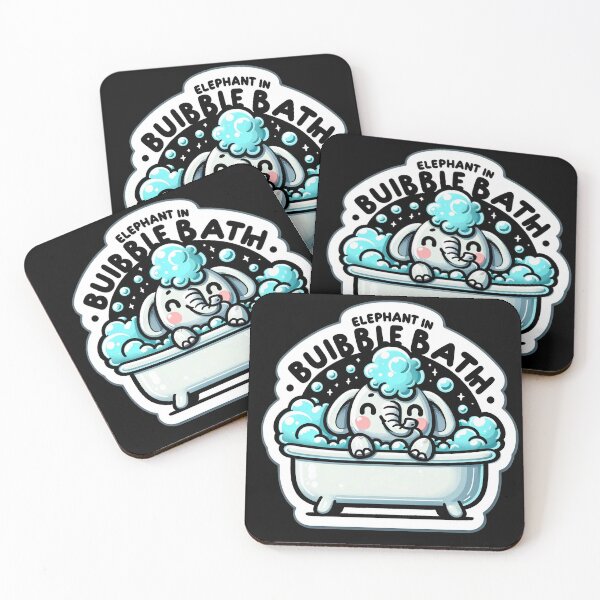 Item preview, Elephant in Bubble Bath designed and sold by Master-Print.