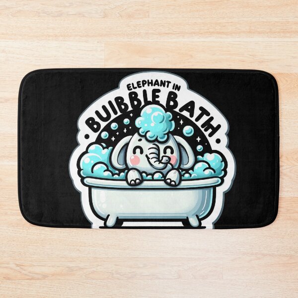 Item preview, Elephant in Bubble Bath designed and sold by Master-Print.