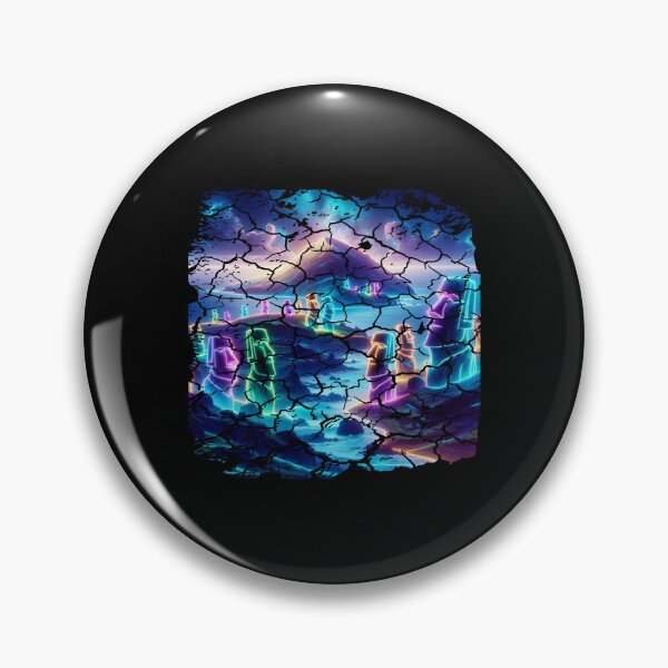Item preview, Rapa Nui National Park Easter Island Chile Neon designed and sold by SambaStyles.