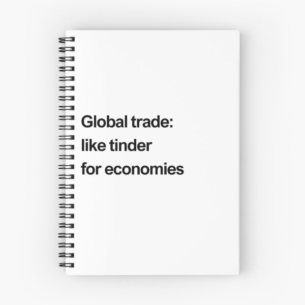 Item preview, Global trade: like tinder for economies black designed and sold by newprojectvibe.