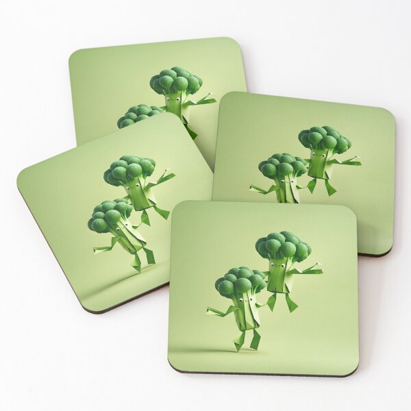Item preview, Origami Art - Broc'n'Roll: Two Spirited Broccoli's Hit the Dance Floor designed and sold by ArtfulFolds.