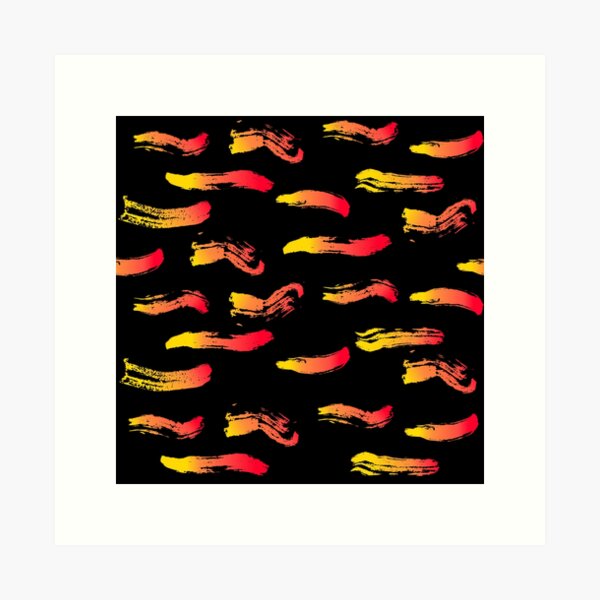 Item preview, Beautiful Red and Yellow Paint Brush theme designed and sold by EMMonovi.