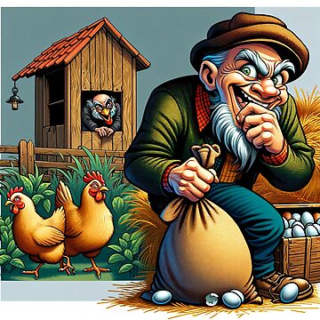 Artwork thumbnail, Egg Thief: Misadventures at the Henhouse by Mugs and Shirts