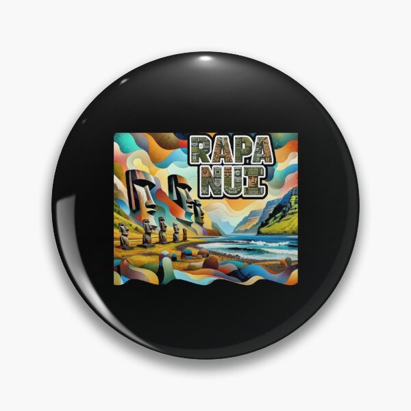 Item preview, Rapa Nui National Park Easter Island Chile Art designed and sold by SambaStyles.