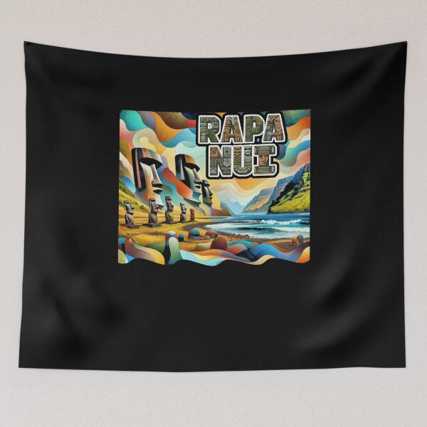 Item preview, Rapa Nui National Park Easter Island Chile Art designed and sold by SambaStyles.