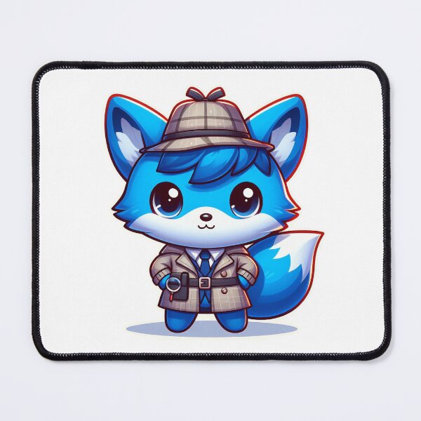 Item preview, Cute Blue Fox - Detective designed and sold by Ederson D'Mind.
