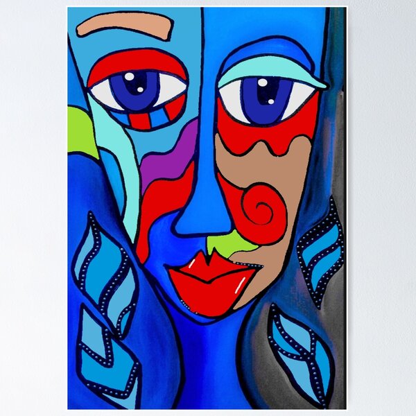Item preview, Blue Tribal  designed and sold by Natasha Willmett.